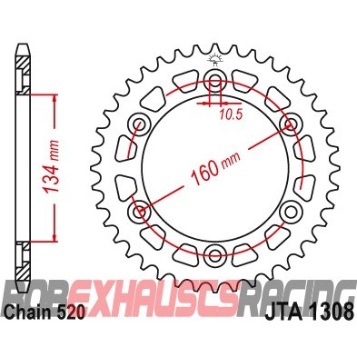 ALUMINIUM-ERGAL CROWN JTA1308.42