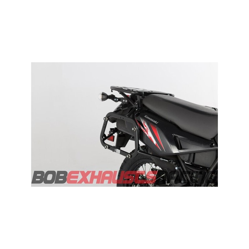 EVO side supports. Black. Reinforced. Kawasaki