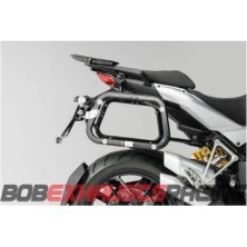 Soportes laterales EVO. Negro. Ducati Multistrada 1200 / S