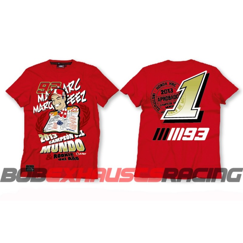 CAMISETA MARQUEZ WORLD CHAMPION 2013 MANGA CORTA