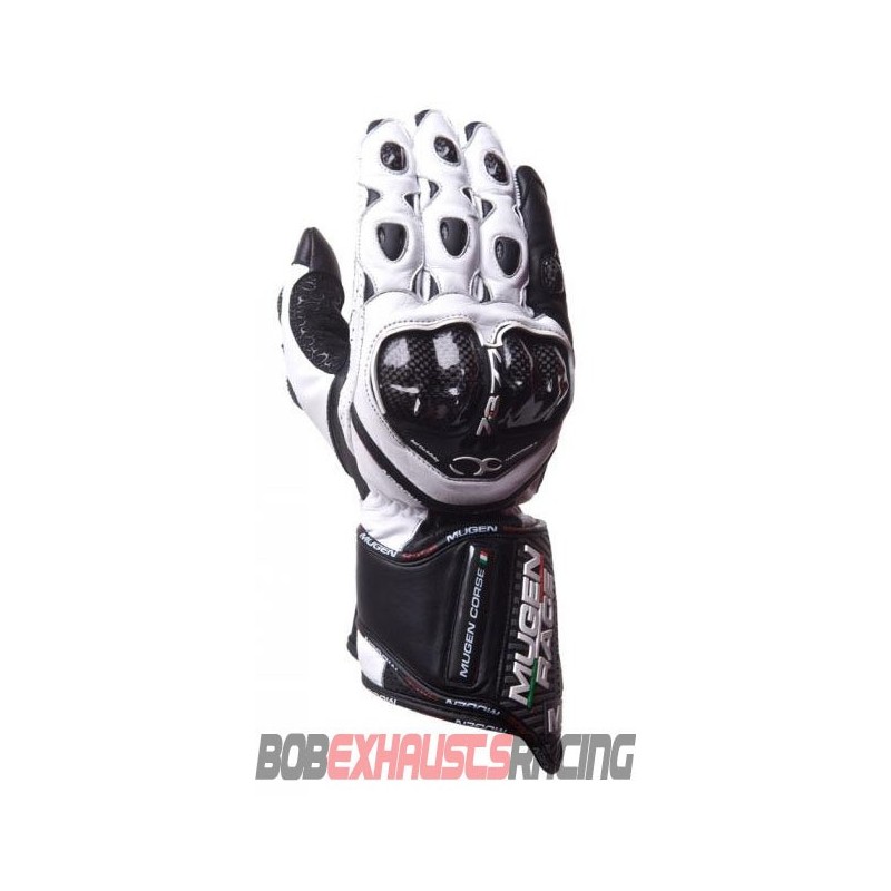 GLOVES MUGEN RACE BORNEW WHITE SIZE XS