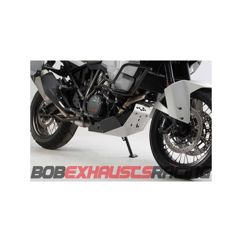 Engine guard. Black/Silver KTM 1290 Super Adventure (14-20)