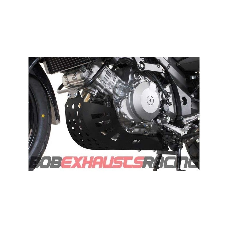 Engine guard. Black. Suzuki DL 1000 V-Strom 02-13 / Kawasaki KLV 1000