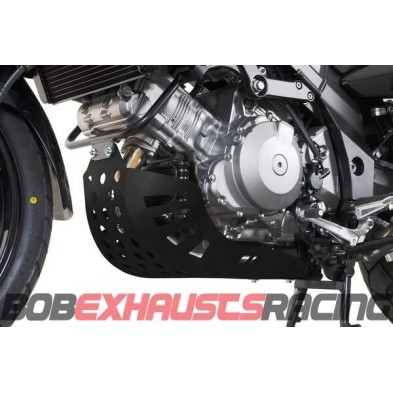 Engine guard. Black. Suzuki DL 1000 V-Strom 02-13 / Kawasaki KLV 1000