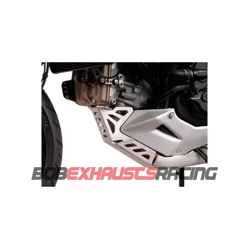 Protector de motor. Plateado. Ducati Multistrada 1200 / S (10-14)