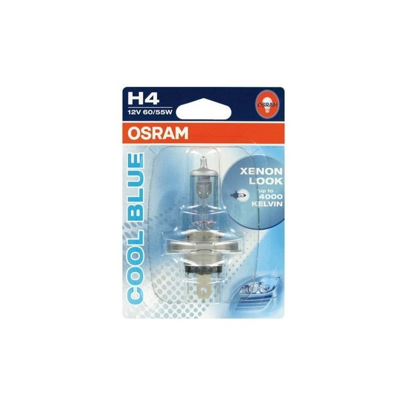 OSRAM BOMBILLA COOL BLUE H4, 1 UNID.