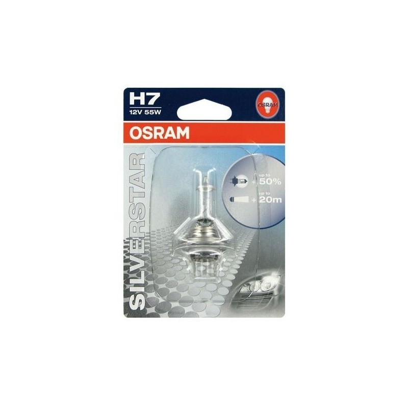 OSRAM BOMBILLA SILVERSTAR H7, 1 UNID.