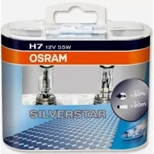 OSRAM BOMBILLA SILVERSTAR H7, 2 UNID.