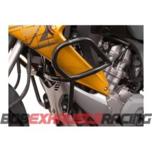 Protecciones laterales de motor. Negro. Honda XL 700 V Transalp (07-12