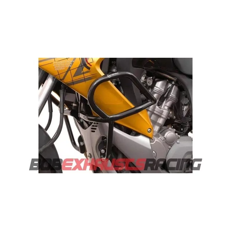 Side engine protections. Black. Honda XL 700 V Transalp (07-12