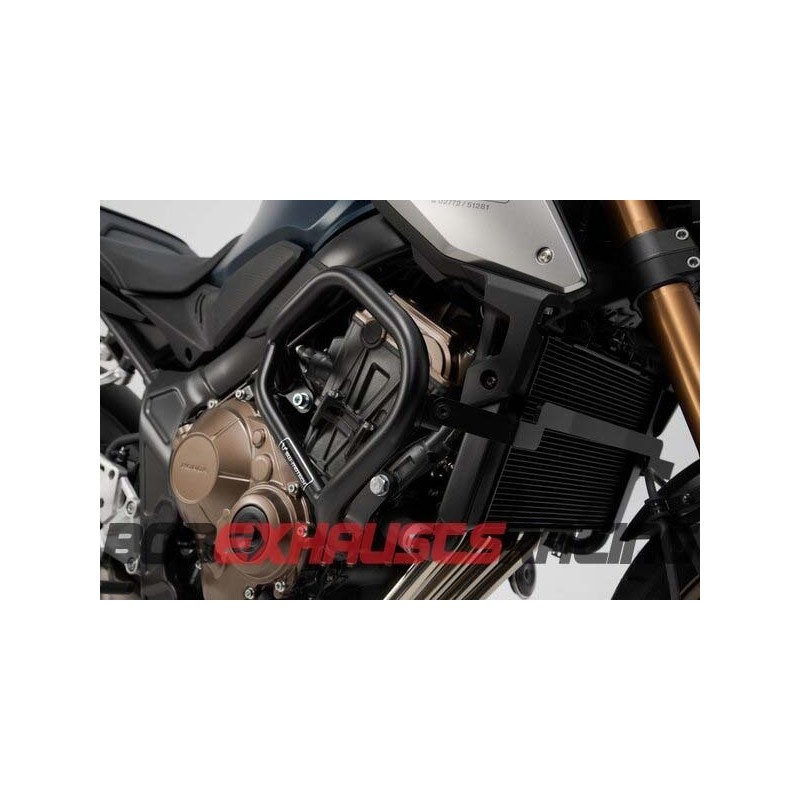 Side engine protections. Black. Honda CB650F (14-18) / CB650R (18-