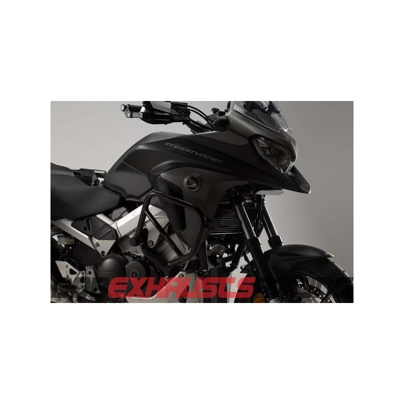 Protecciones laterales de motor. Negro. Honda VFR 800 X Crossrunner (15-