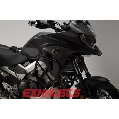 Protecciones laterales de motor. Negro. Honda VFR 800 X Crossrunner (15-