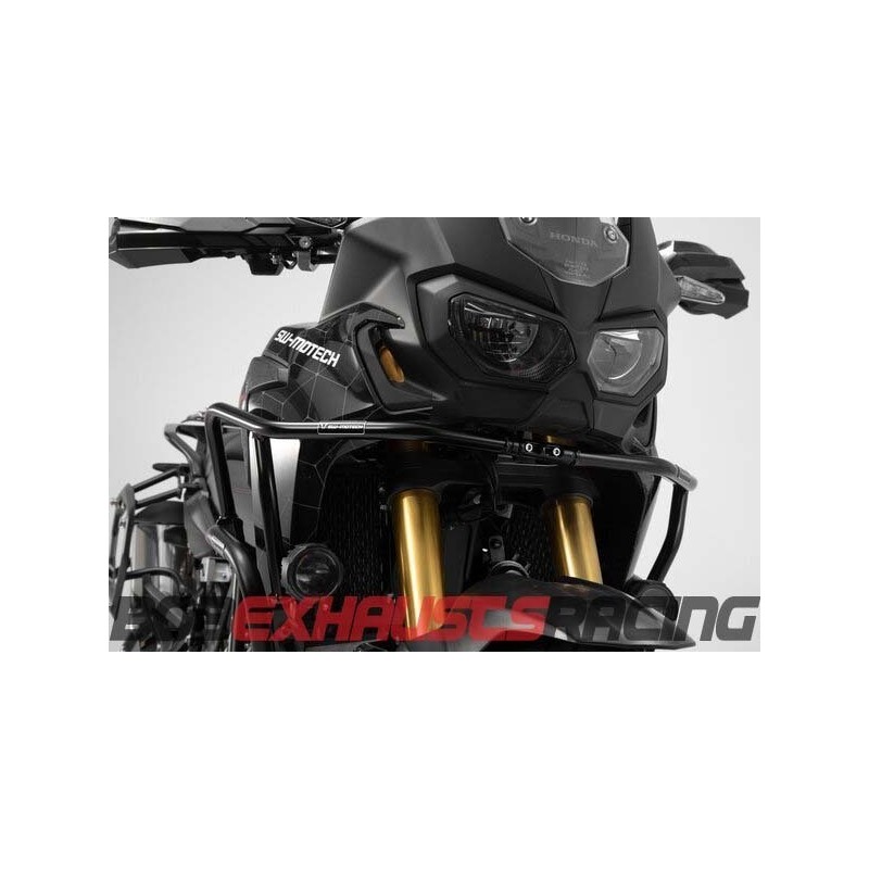 Upper motor protections. Black. Honda CRF1000L Africa Twin (15-