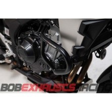 Protecciones laterales de motor. Negro. Honda CB500X (16-