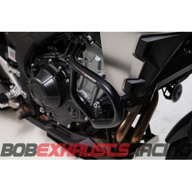 Side engine protections. Black. Honda CB500X (16-