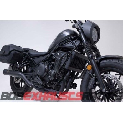 Lateral motor protections. Black. Honda CMX 500 Rebel (16-