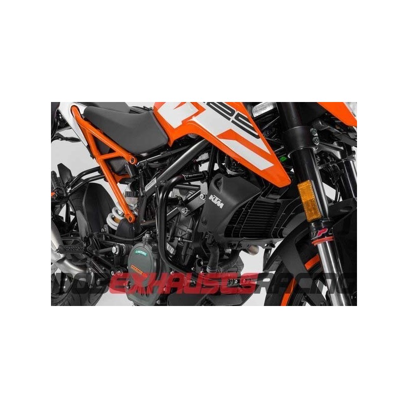 Side engine protections. Black. KTM 125 (11-20) / 200 Duke (11-16