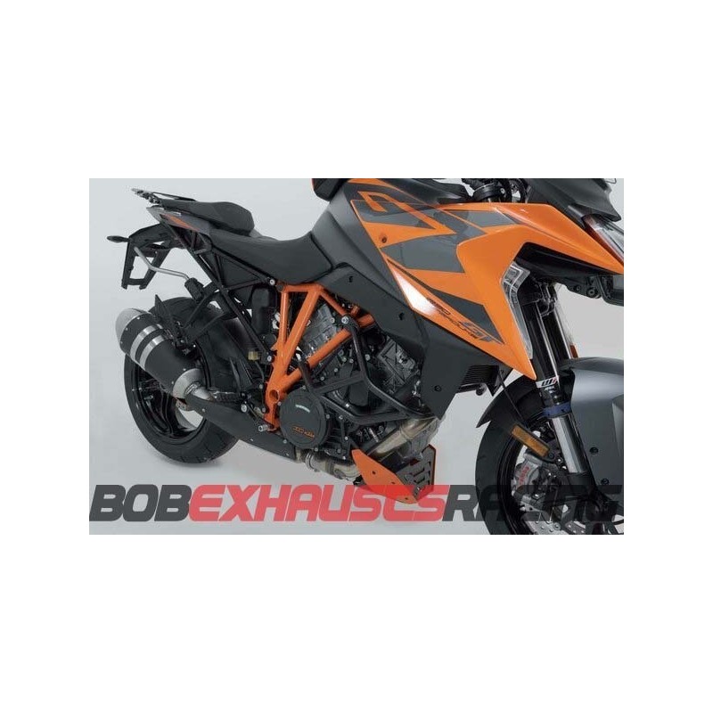 Side engine protections. Black. KTM 1290 Super Duke R / GT