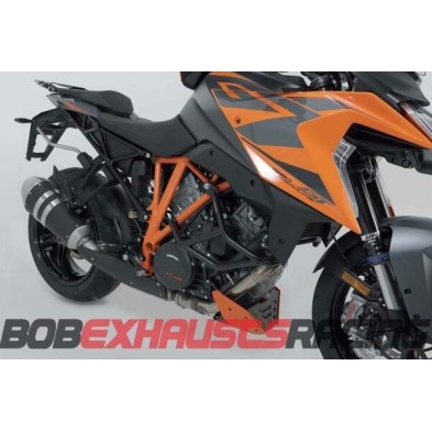 Side engine protections. Black. KTM 1290 Super Duke R / GT