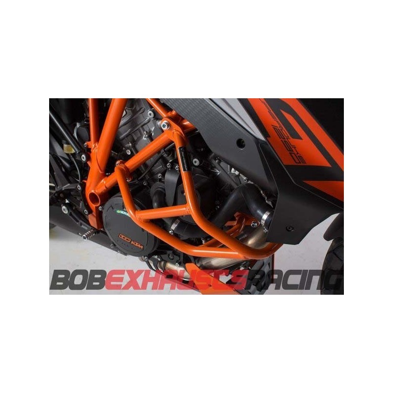 Side engine protections. Orange. KTM 1290 Super Duke R / GT