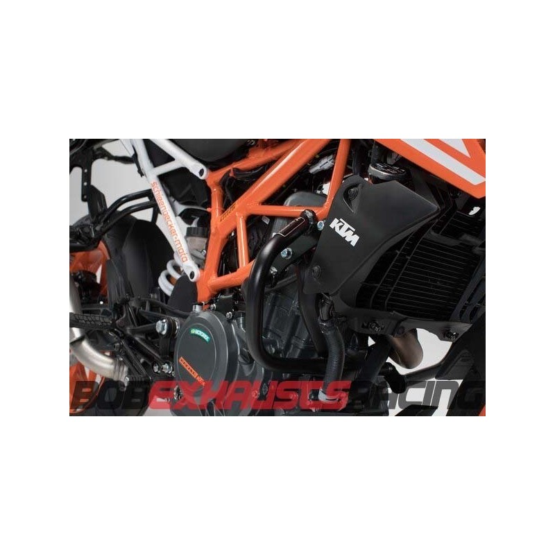 Protecciones laterales de motor. Negro. KTM 390 Duke (13-20