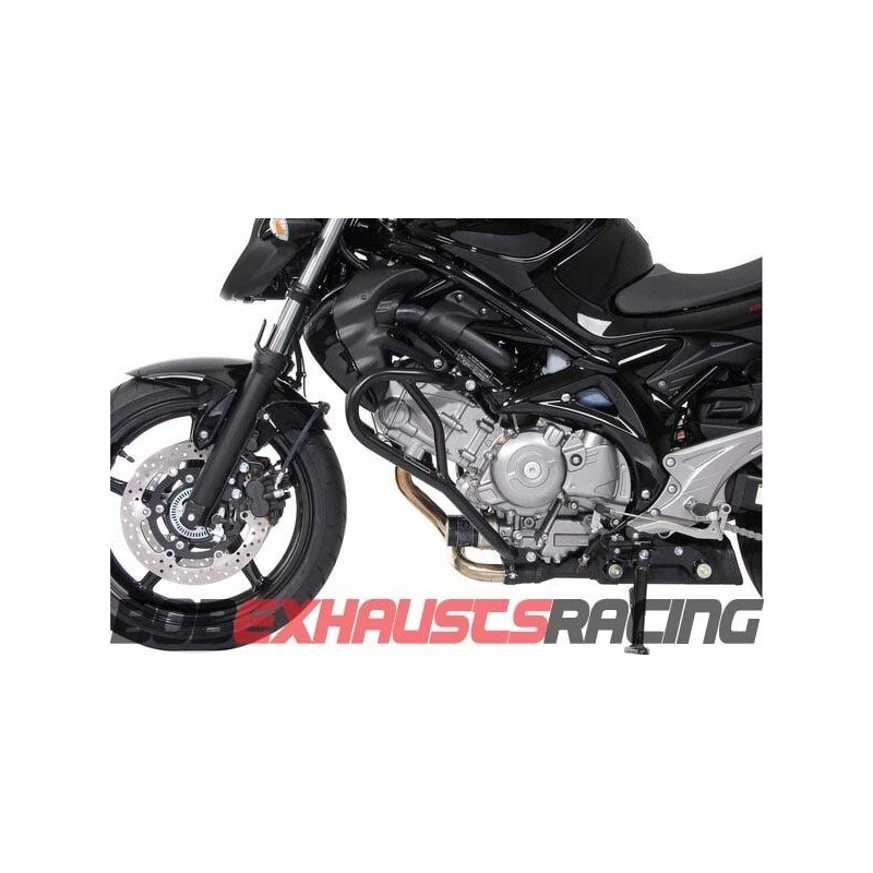 Protecciones laterales de motor. Negro. Suzuki SFV 650 Gladius (09-16