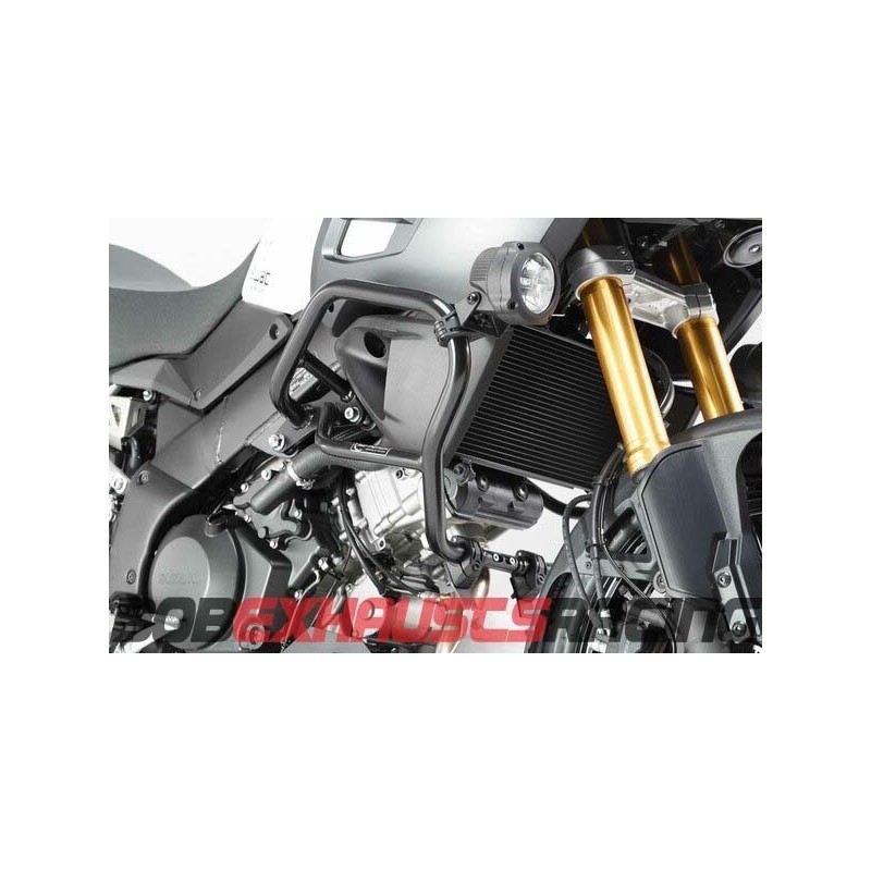 Protecciones laterales de motor. Negro. Suzuki V-Strom 1000 (14-19