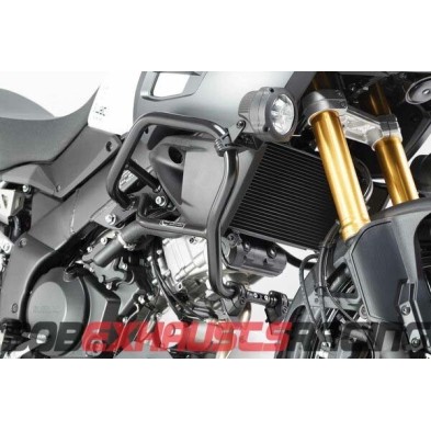 Engine side guards. Black. Suzuki V-Strom 1000 (14-19