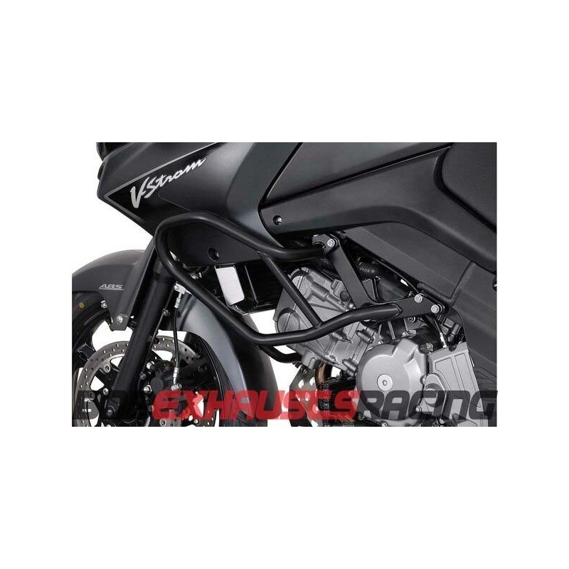 Engine side guards. Black. Suzuki DL 650 V-Strom (04-10