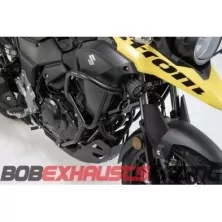 Protecciones laterales de motor. Negro. Suzuki V-Strom (18- 250