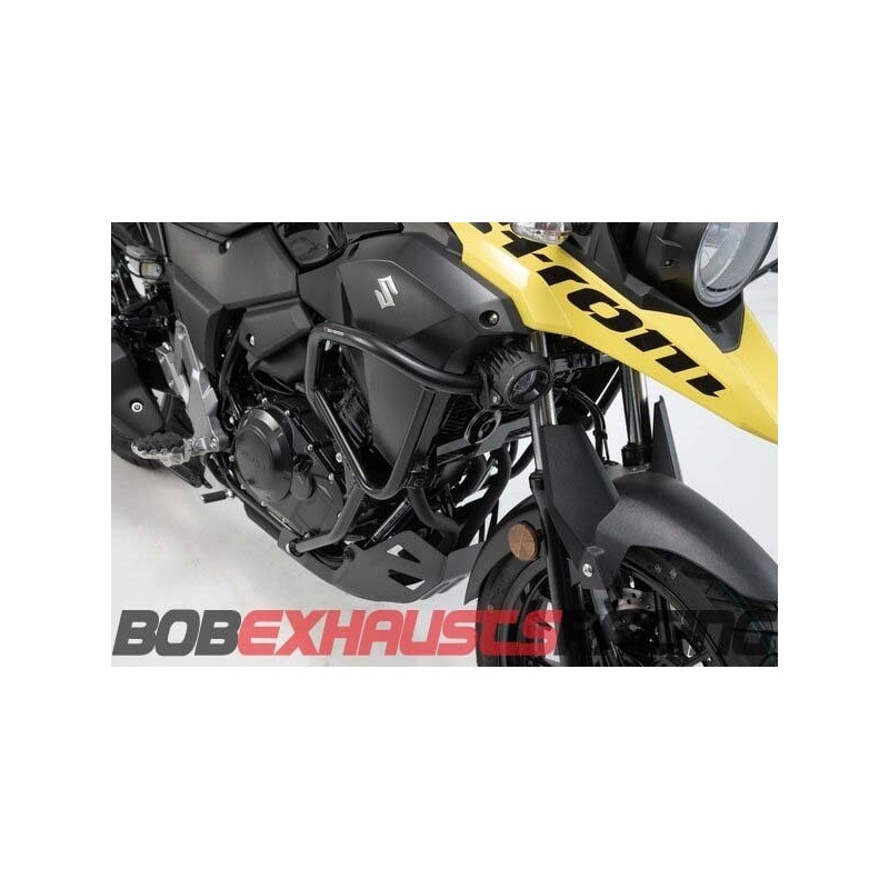 Protecciones laterales de motor. Negro. Suzuki V-Strom (18- 250