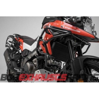 Engine side guards. Black. Suzuki V-Strom 1050 (19-