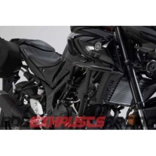 Protecciones laterales de motor. Negro. Yamaha MT-03 (16-