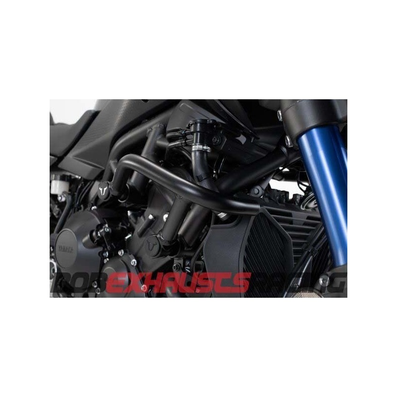 Engine side guards. Black. Yamaha NIKEN (18-