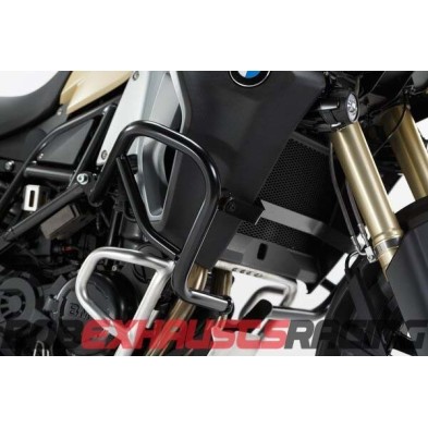 Side engine protections. Black. BMW F 800 GS Adventure (13-18