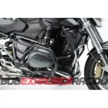 Protecciones laterales de motor. Negro. BMW R1200R / R1200RS (14-