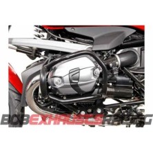 Protecciones laterales de motor. Negro. BMW R 1200 R (07-14