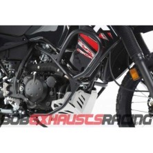 Protecciones laterales de motor. Negro. Kawasaki KLR 650 (08-18