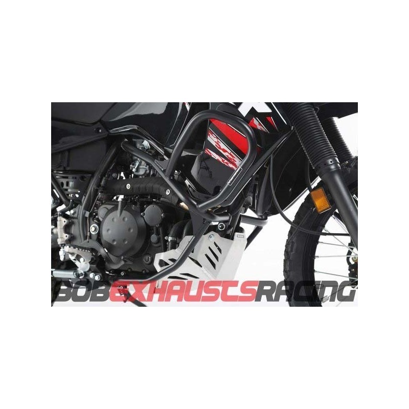 Protecciones laterales de motor. Negro. Kawasaki KLR 650 (08-18