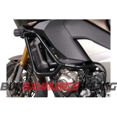 Side engine protections. Black. Kawasaki Versys 1000 (12-14