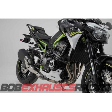 Protecciones laterales de motor. Negro. Kawasaki Z900 (16-