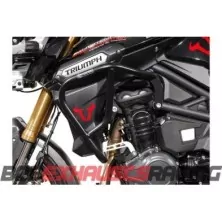 Protecciones laterales de motor. Negro. Triumph Tiger 1200 Explorer (11-15