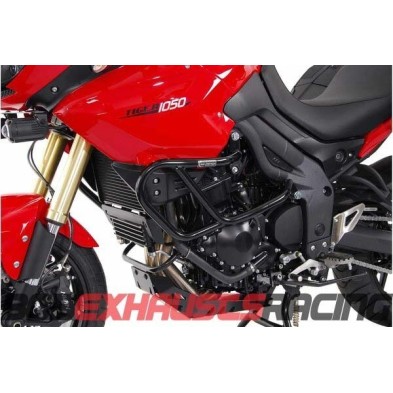 Engine side guards. Black. Triumph Tiger 1050 (06-12) / SE (11-12).