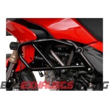 Protecciones laterales de motor. Negro. Ducati Multistrada 1200 / S (10-14)