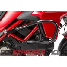 Protecciones laterales de motor. Negro. Ducati Multistrada 1200 / 1260 / 950