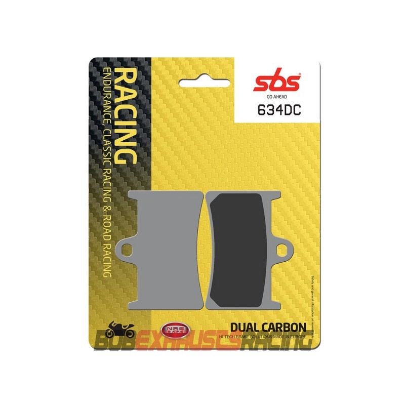 SBS BRAKE PADS DUAL CARBON 634-DC