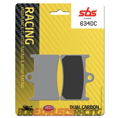 SBS BRAKE PADS DUAL CARBON 634-DC