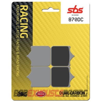 SBS DUAL CARBON 870DC BRAKE PAD