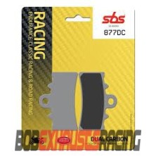 SBS PASTILLA FRENO DUAL CARBON 877-DC